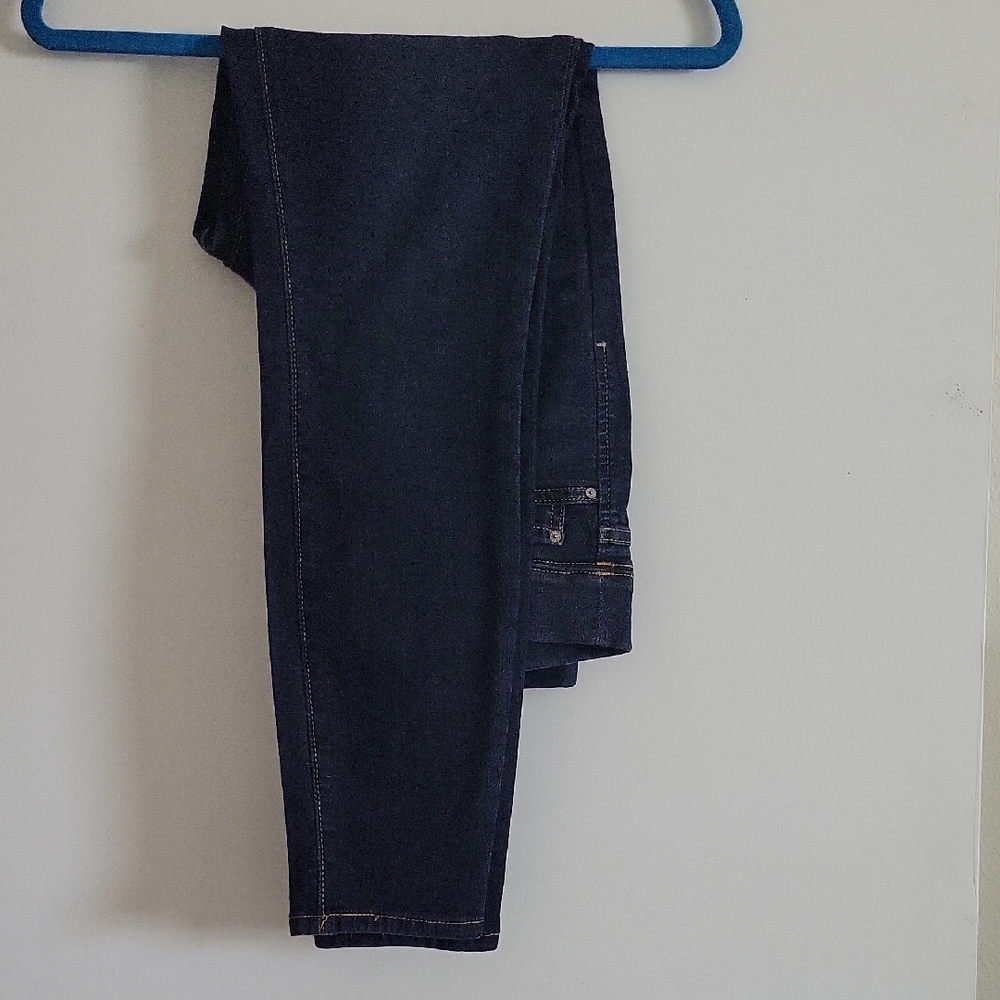 Levis Totally Shaping Pull On Skinny Women's Dark Blue Jeans - Picture 8 of 8